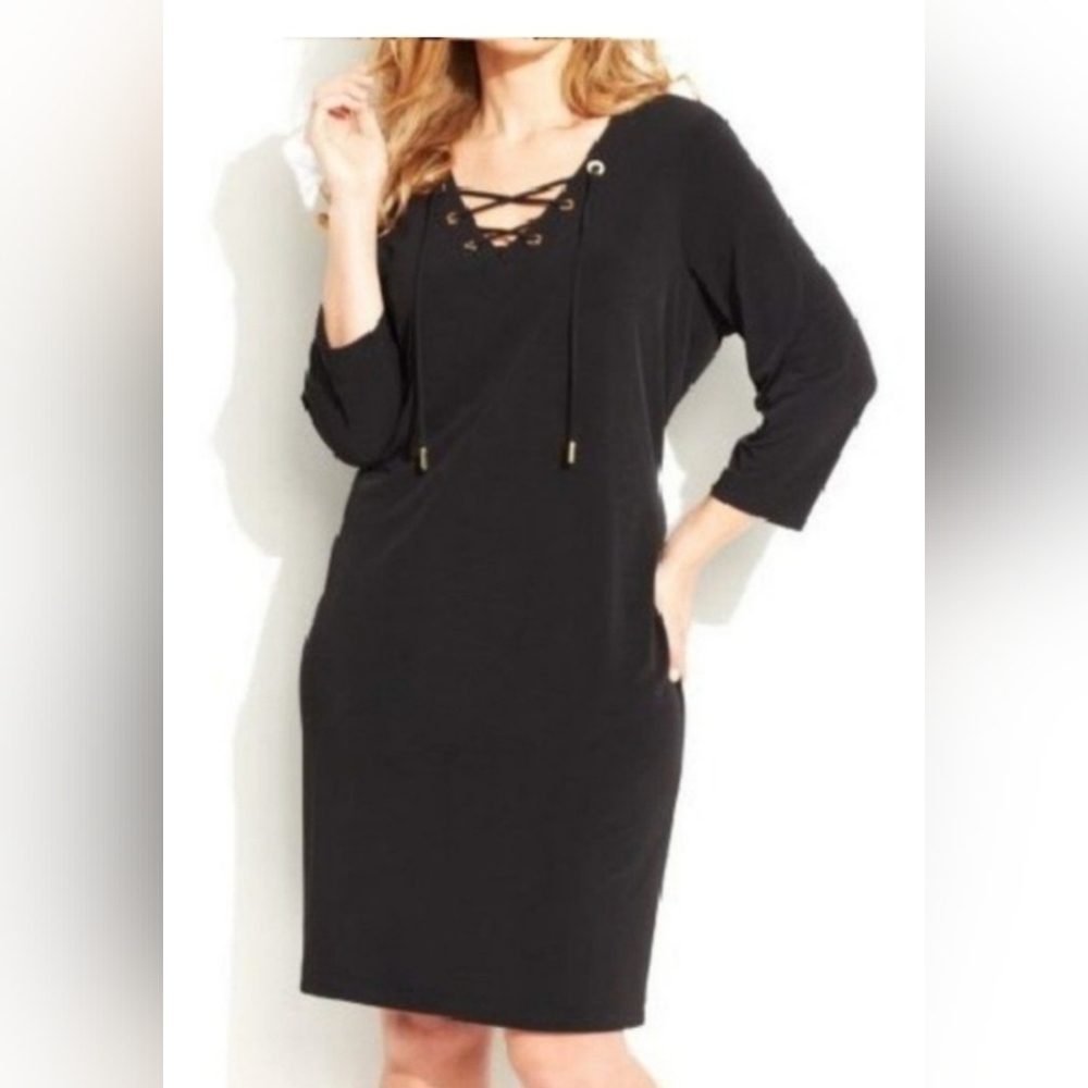 Calvin Klein Elegant Black Dress Size 8